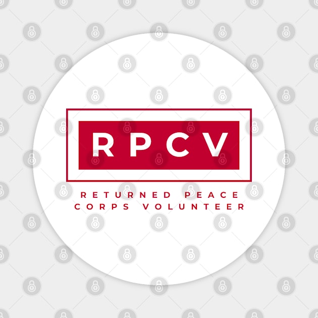 RPCV - Returned Peace Corps Volunteer Magnet by e s p y